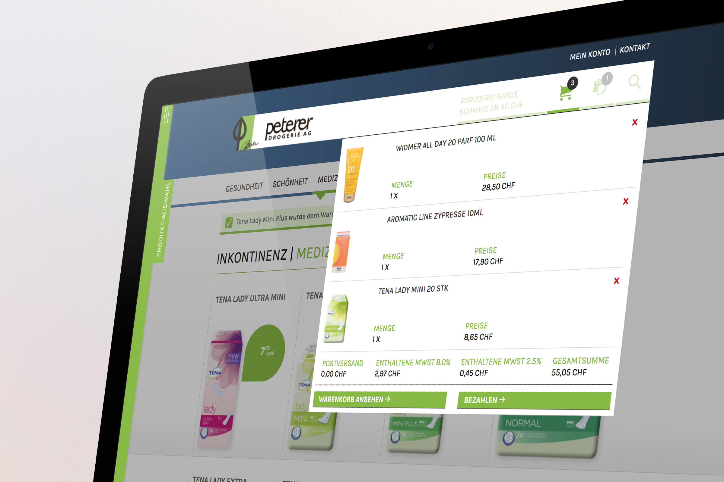 eCommerce Drogerie Peterer