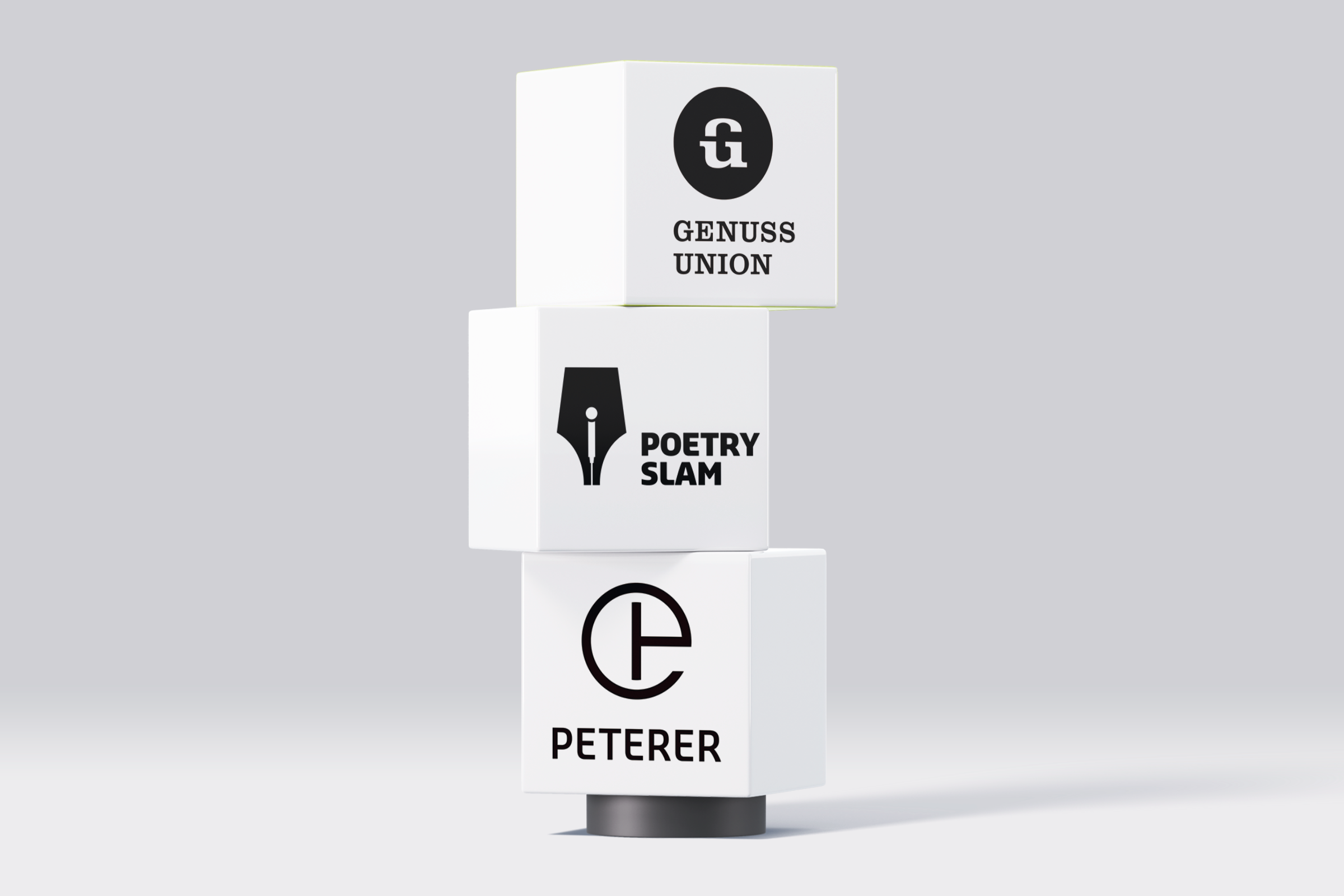 Peterer, Genuss Union, Poetry Slam, Marken, Logos, Markendesign, Logodesign