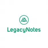 Bild- und Wortmarke von LegacyNotes, ein Unternehmen in St.Gallen und Kunde von Adicto