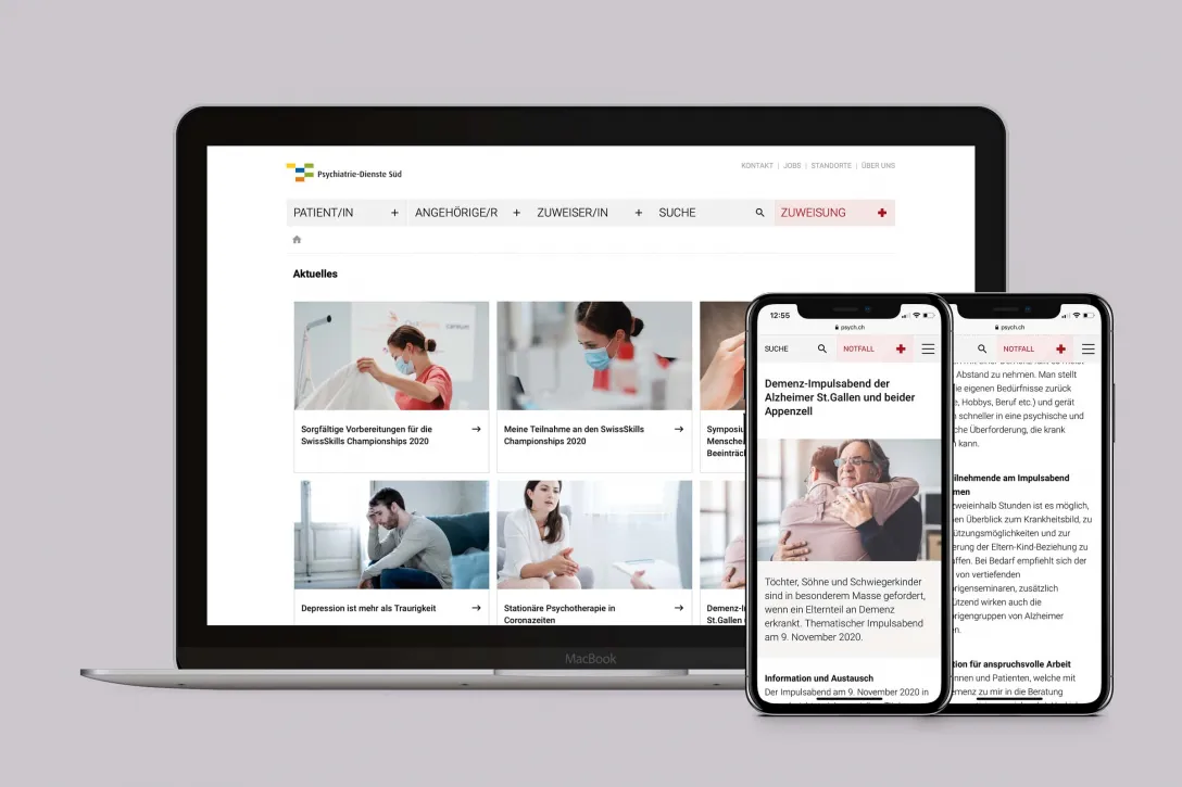 CMS-Setup, Drupal, Bedürfnisse Kunde, optimale Screen-Darstellung