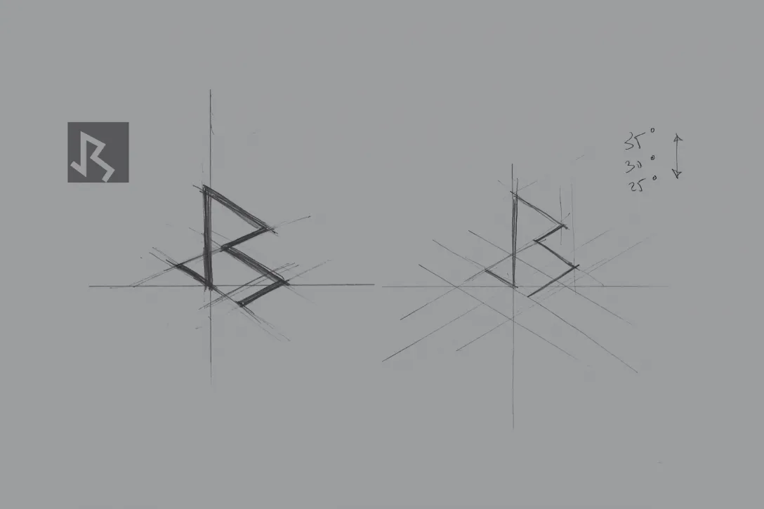 Entwicklung Marke aus bestehendem Logo, Steinmetz-Zeichen