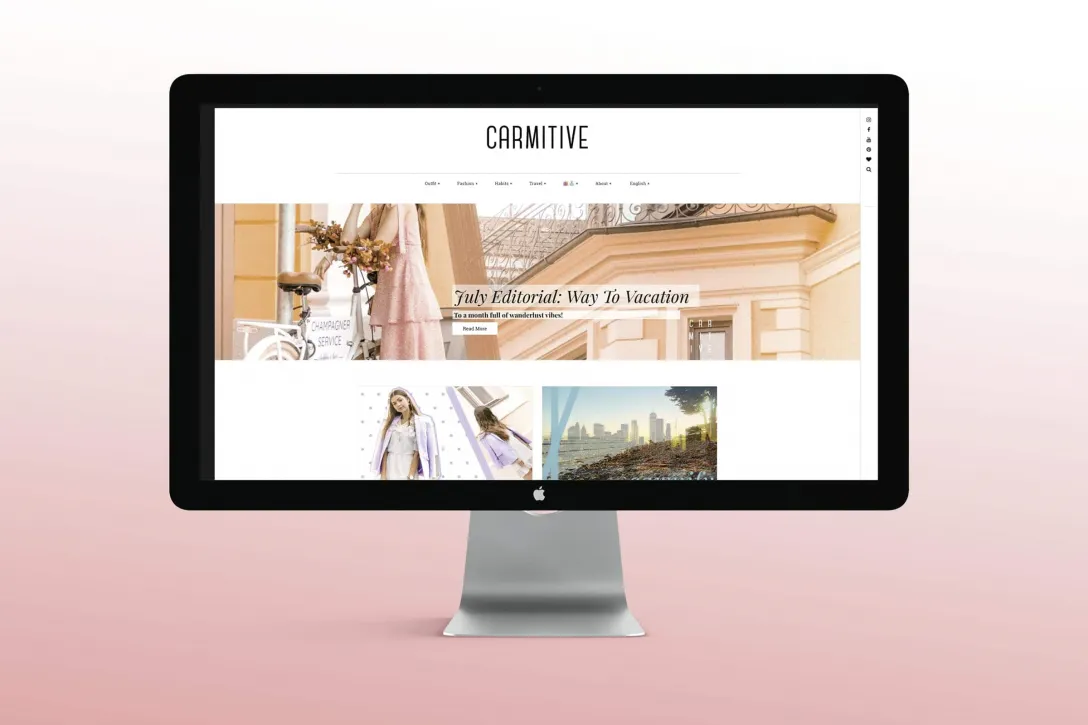 Redesign, Fashion-Blogazine, Relaunch, Computer, iMac
