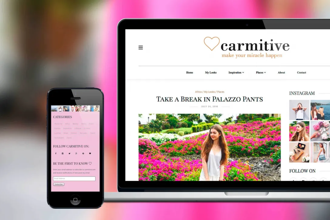 Blog, Typografie, Formgebung, Marke, Grundcharakter, Look&Feel, Website, Mobile First