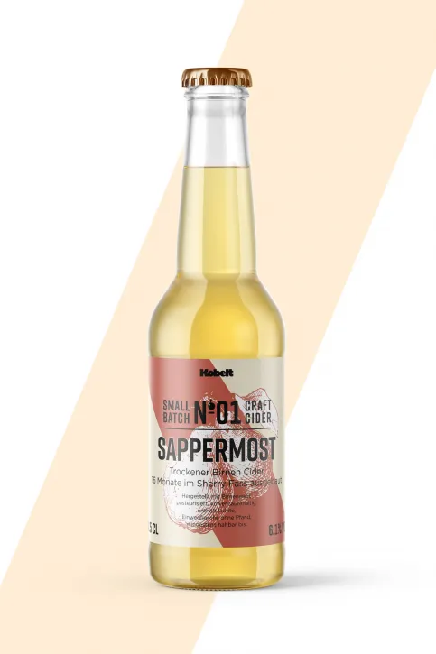 Mosterei Kobelt Craft Cider Sorte «Sappermost»