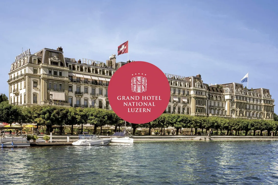 Grand Hotel National Luzern, Blickfang, Vierwaldstättersee, Historisch
