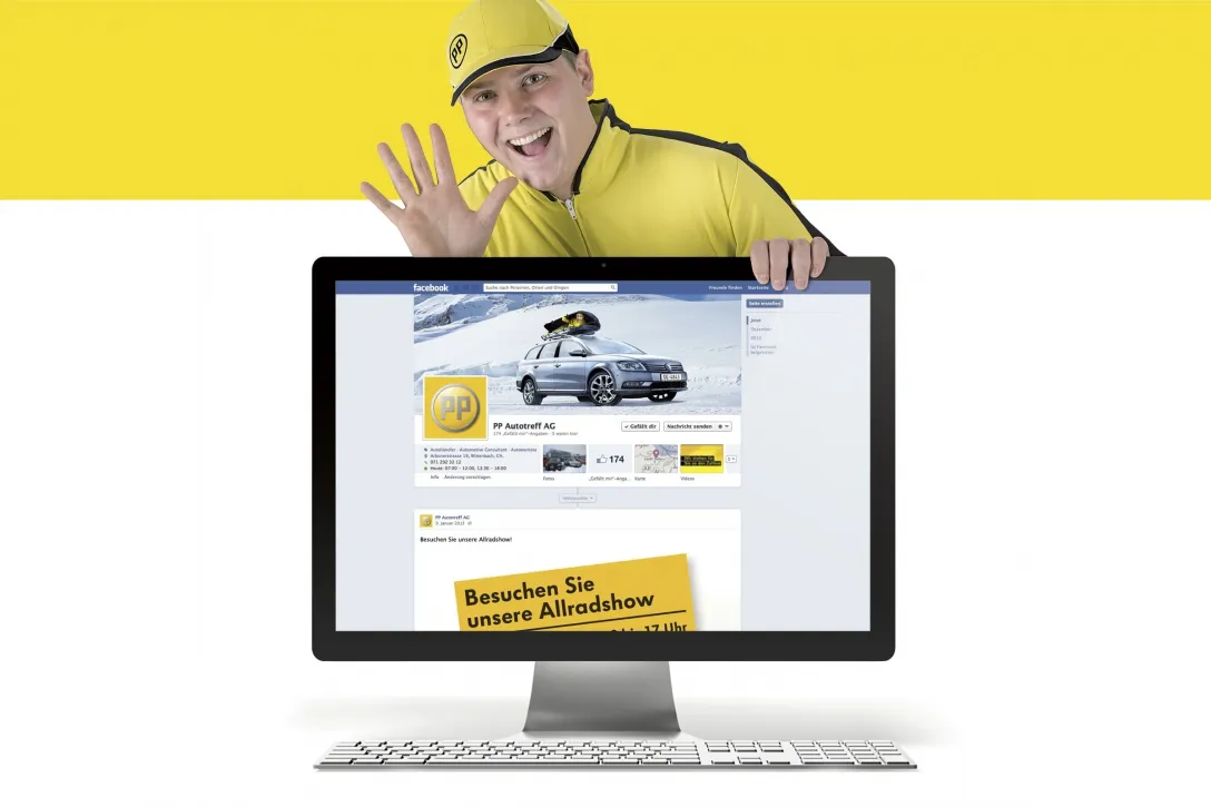 Social Media, Facebook-Seite Design