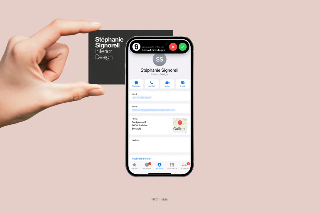 iPhone 13 Pro, Technologie, Innovation, Near Field Communication, Kontakte, App, iOS, Teilen, Meet and Greet